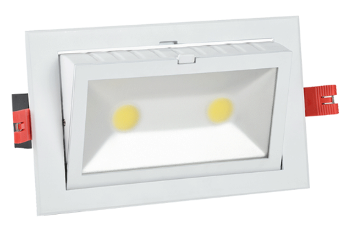 Mobilux LED-Einbauleuchte Rectangular COB 60W 930 100° weiß 05000723 4251399703157