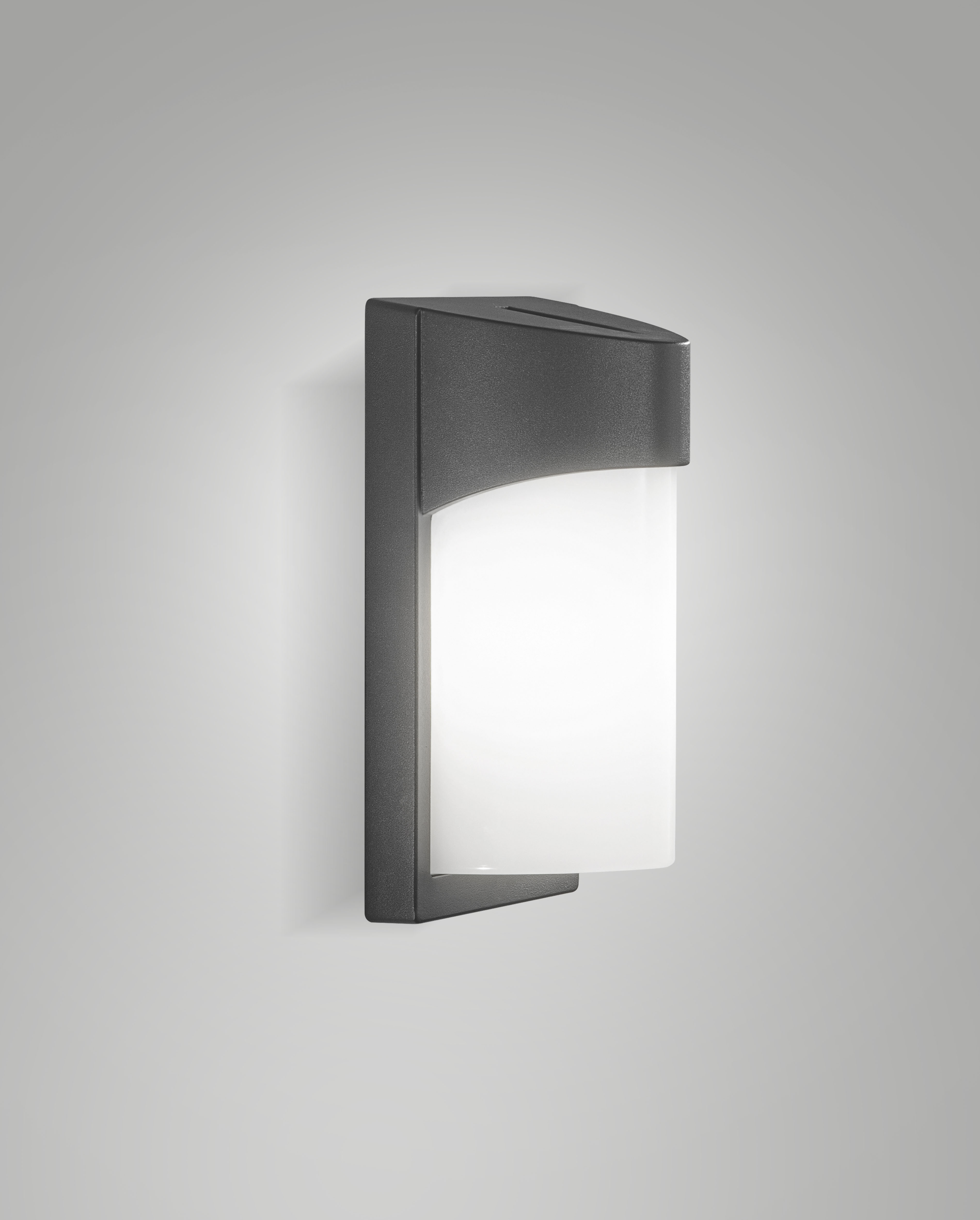 Fabas Luce LED-Wandaußenleuchte GLUCK DARK GREY 6562-21-294 8019282550778