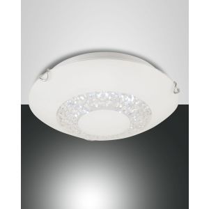 LED-Deckenleuchte MOMO Weiß 30 cm 3000 Kelvin (warmweiß)