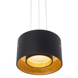 LED-Einzelpendel Schwarz-Gold Oligo TROFEO