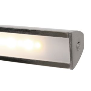 Steinhauer Lighting LED-Wandleuchte LITHO LED Silber 60 cm 2431ST