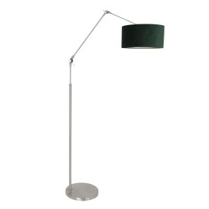 Steinhauer Lighting Stehleuchte PRESTIGE CHIC Silber Grün 40 cm 8103ST