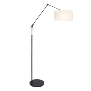 Steinhauer Lighting Stehleuchte PRESTIGE CHIC Schwarz Weiß 40 cm 8112ZW