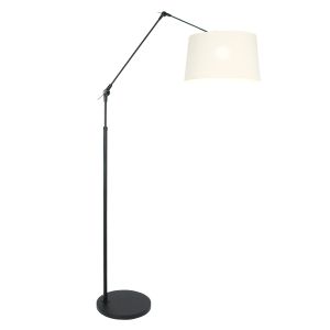 Steinhauer Lighting Stehleuchte PRESTIGE CHIC Schwarz Weiß 45 cm 8183ZW