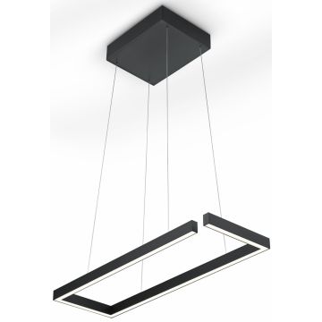 GKS Knapstein LED-Pendelleuchte MARISA 60cm schwarz DIM-TO-WARM 51.503.07