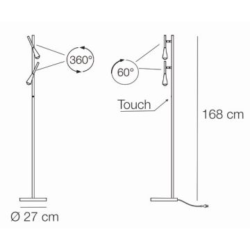 Elesi Luce LED-Stehleuchte Iconic Floor Lamp 4704