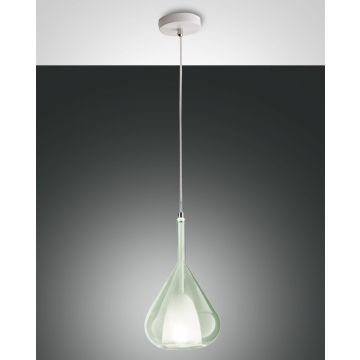 Fabas Luce Pendelleuchte LILA Transparent Grün 3481-40-140