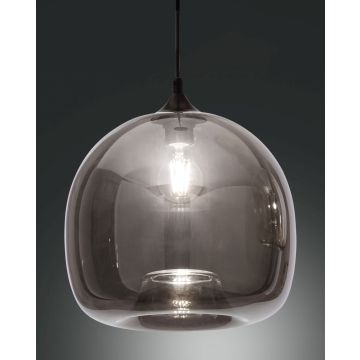 Fabas Luce Pendelleuchte KIT LUCI Pendel Transparent Grau 31 cm 3490-50-126