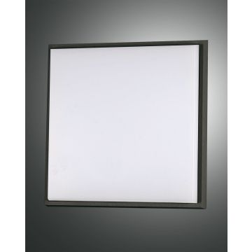 Fabas Luce LED-Deckenleuchte DESDY 30x30cm schwarz 3314-65-101