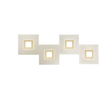 Grossmann LED-Deckenleuchte KARREE 80x30cm Perlglanz/champagner 74-783-175