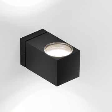 IP44.de Leuchten LED-Wandaußenleuchte COMO 12W schwarz 92180-27-BL