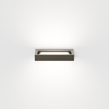 IP44.de Leuchten LED-Wandaußenleuchte GAP X braun 91100-27-X-CB