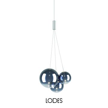 Lodes 3er-LED-Pendelleuchte RANDOM 16420