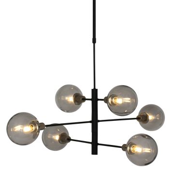 Steinhauer Lighting Pendelleuchte CONSTELLATION Schwarz 2709ZW