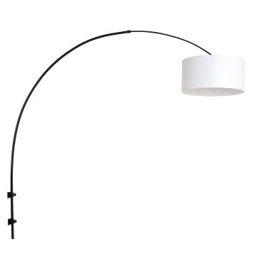 Steinhauer Lighting Wandleuchte SPARKLED LIGHT Schwarz Weiß 40 cm 8136ZW