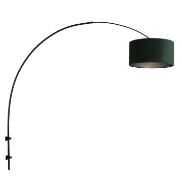 Steinhauer Lighting Wandleuchte SPARKLED LIGHT Schwarz Grün 40 cm 8139ZW