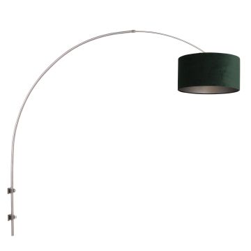 Steinhauer Lighting Wandleuchte SPARKLED LIGHT Silber Grün 40 cm 8145ST