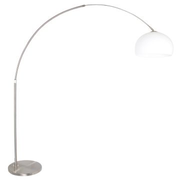 Steinhauer Lighting Bogenleuchte SPARKLED LIGHT Silber Weiß 42 cm 9678ST