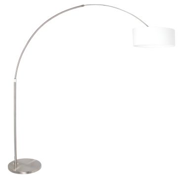 Steinhauer Lighting Bogenleuchte SPARKLED LIGHT Silber Weiß 42 cm 9679ST