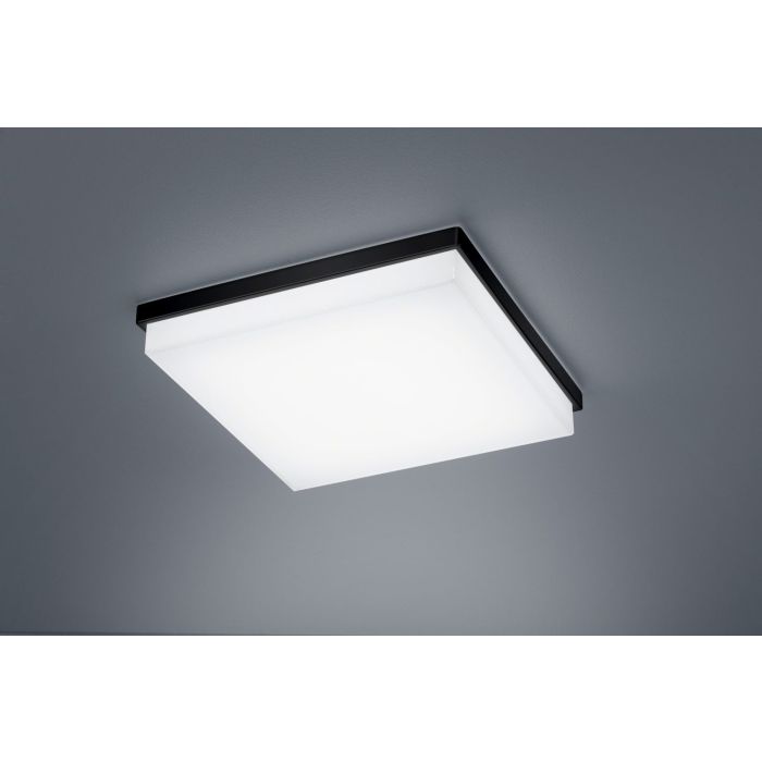 Helestra LED-Deckenleuchte COSI Schwarz matt Weiß satiniert 31,5 cm 15/1907.22