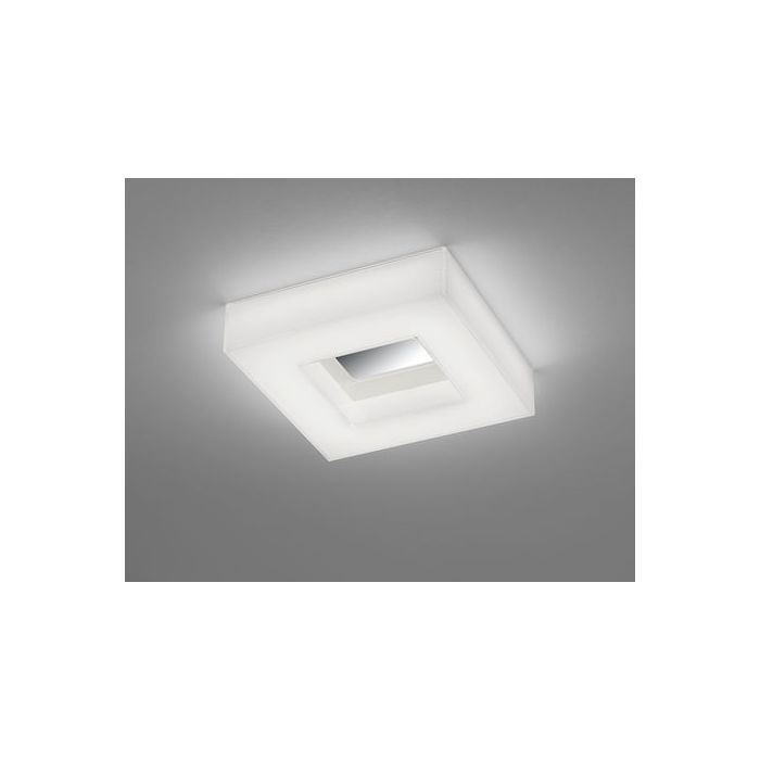 Helestra LED-Wand-/Deckenleuchte COSI 30x30cm Chrom glänzend 15/2105.04