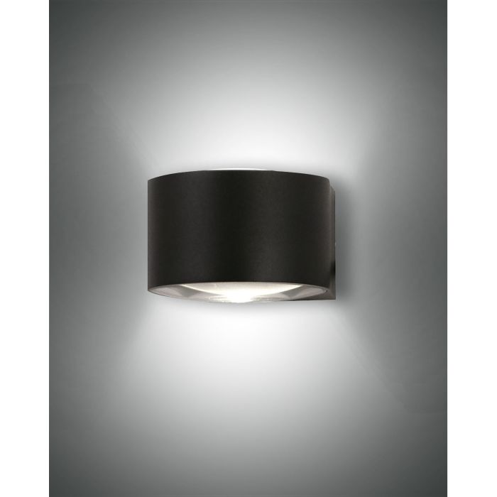 Fabas Luce LED-Wandleuchte LAO schwarz (zweiseitig) 3603-22-101