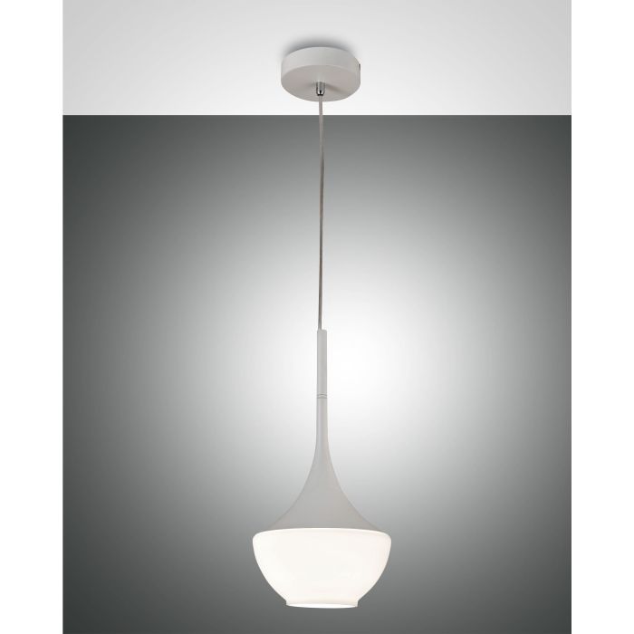 Fabas Luce Einzelpendelleuchte APOLLO weiß 3623-41-102