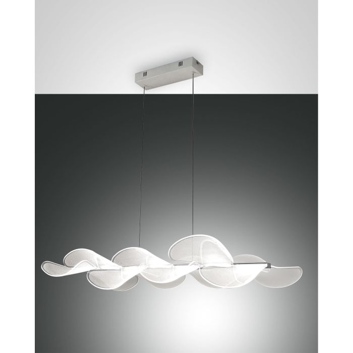 Fabas Luce LED-Pendelleuchte SYLVIE 84x36cm 3626-49-102