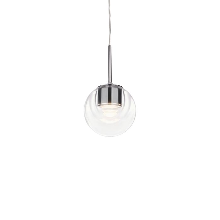 Kundalini LED-Pendelleuchte DEW 5 CHANDELIER Chrom K0451375EU