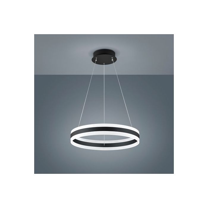 Helestra LED-Pendelleuchte LIV 60cm schwarz 26/1792.22