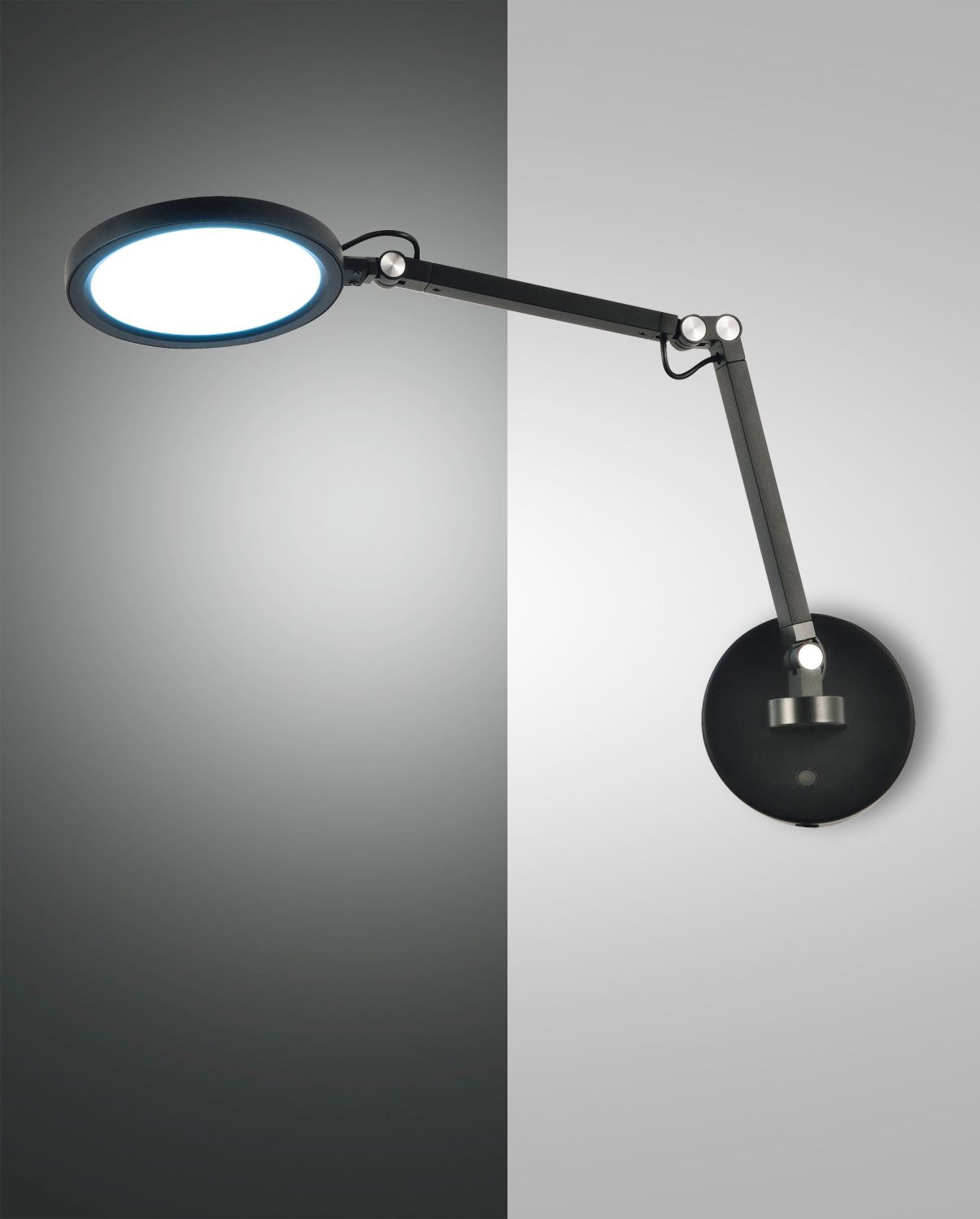 Fabas Luce LED-Wandleuchte REGINA schwarz 3551-21-101 8019282539421