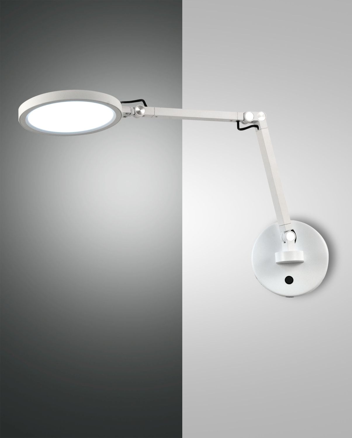 Fabas Luce LED-Wandleuchte REGINA weiß 3551-21-102 8019282539414