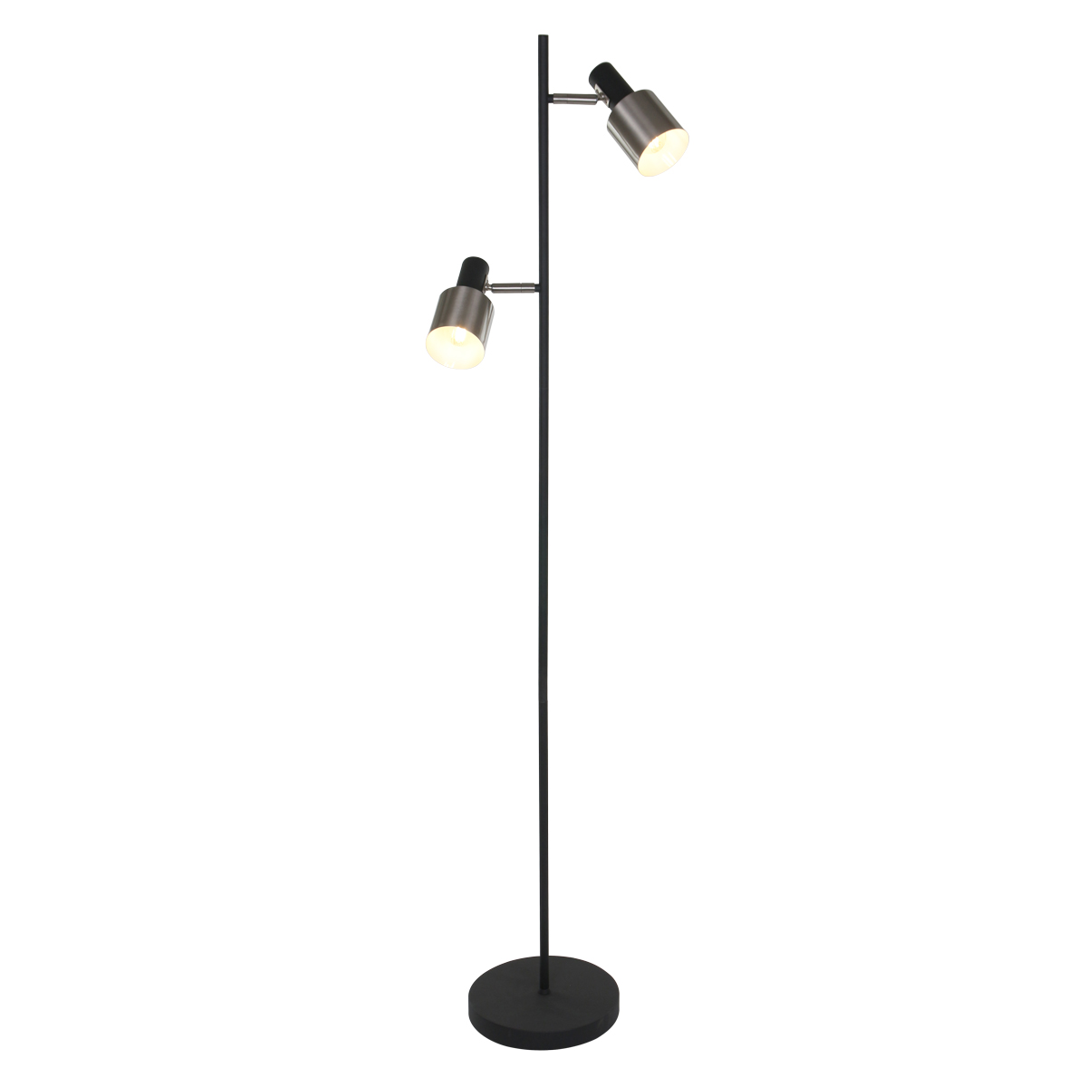 Steinhauer Lighting Stehleuchte FJORGARD Schwarz matt 1702ZW 8712746125122