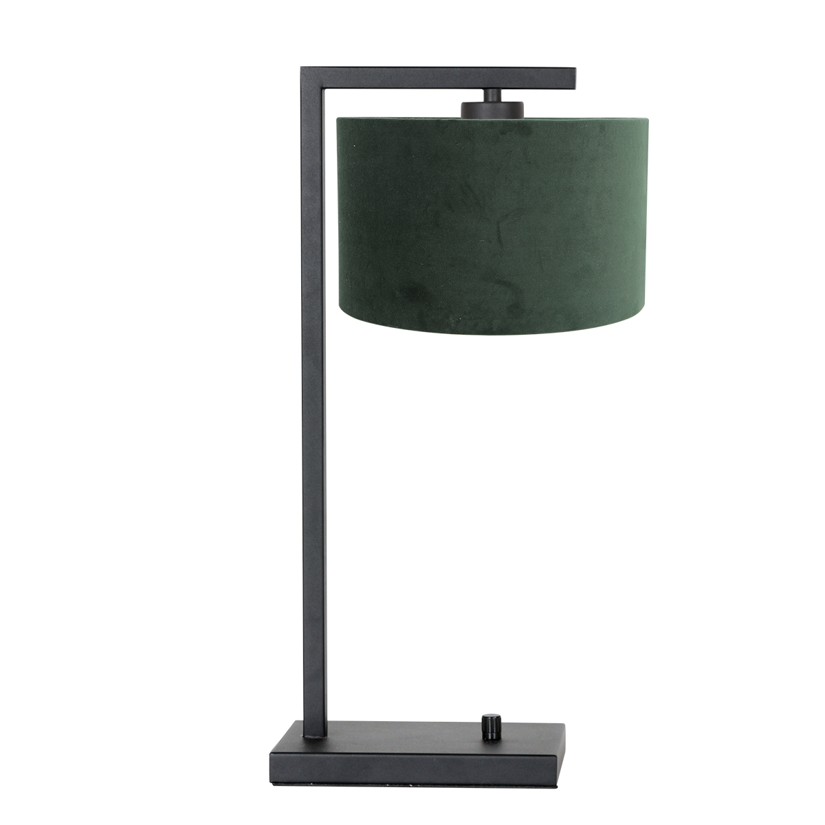 Steinhauer Lighting Tischleuchte STANG Grün Schwarz 48cm 7121ZW 8712746152081