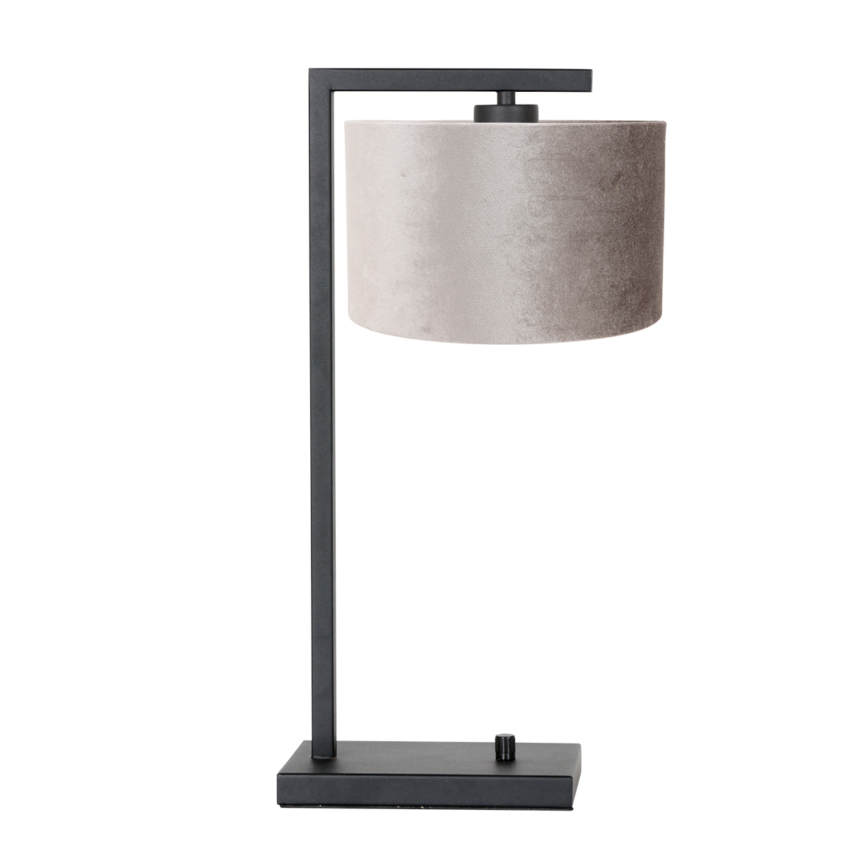 Steinhauer Lighting Tischleuchte STANG Grau Schwarz 48cm 7122ZW 8712746152098